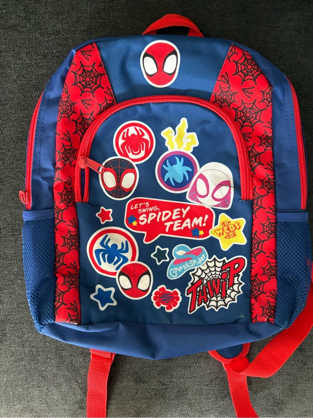 Amazon Kids Spidey Team Blue and Red Backpack